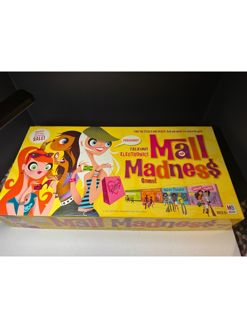 Mall Madness Electronic Talking Board Game Milton Bradley 2004 NEW, Open Box